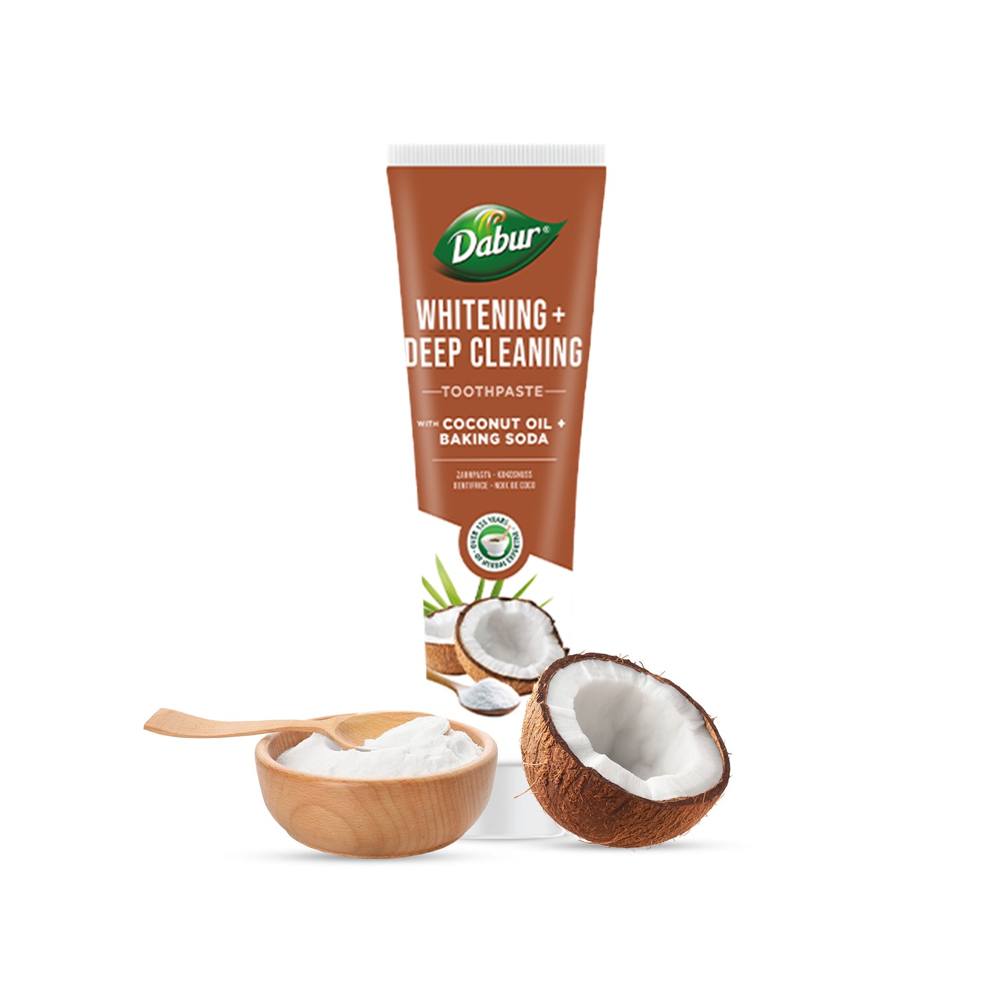 Dabur Organic Coconut Oil - Baking Soda Toothpaste | 100 ml