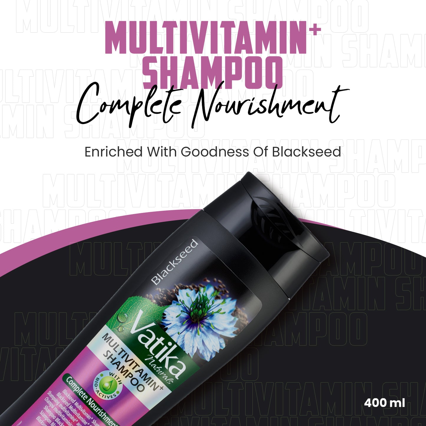 Vatika Naturals Blackseed Multivitamin+ Shampoo