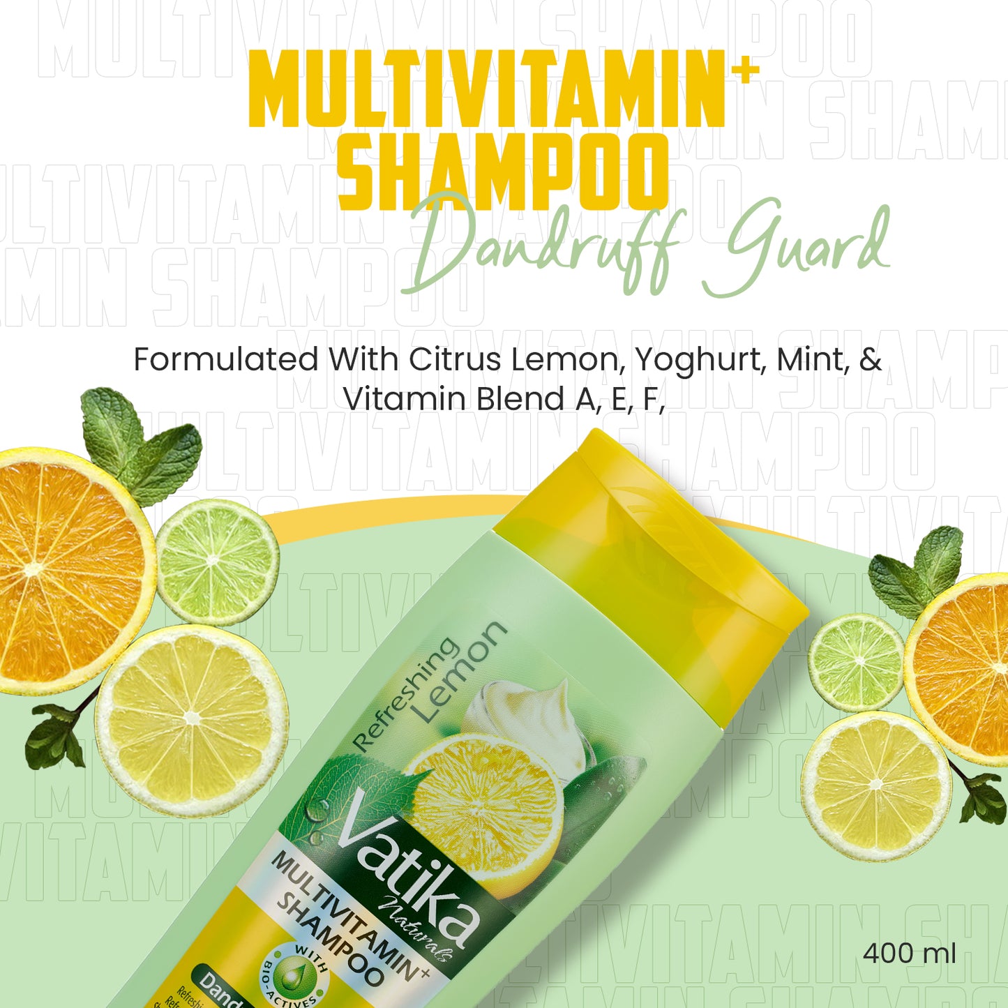Vatika Naturals Lemon Multivitamin+ Shampoo