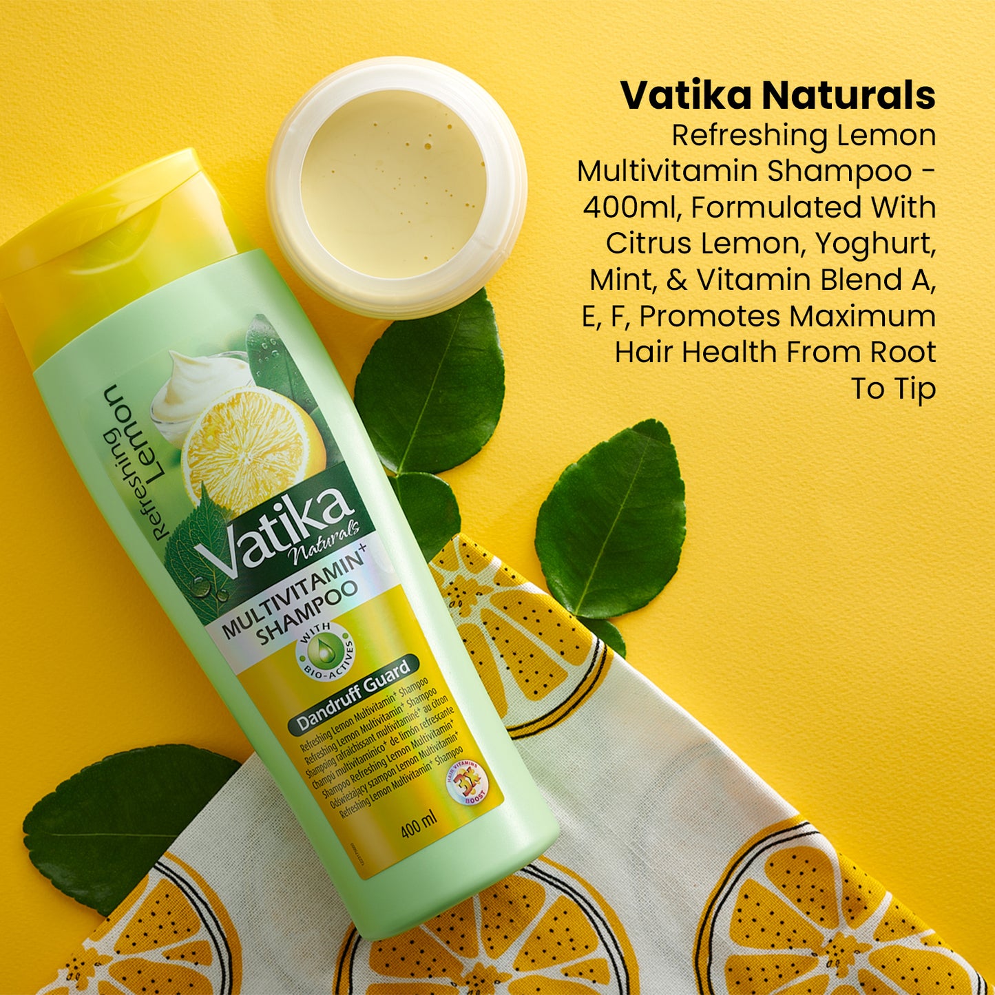 Vatika Naturals Lemon Multivitamin+ Shampoo