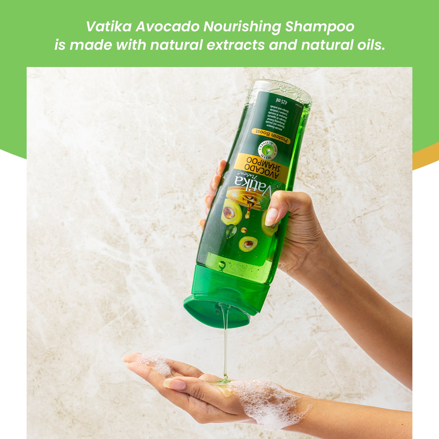 Vatika Oil Infused Avocado Shampoo