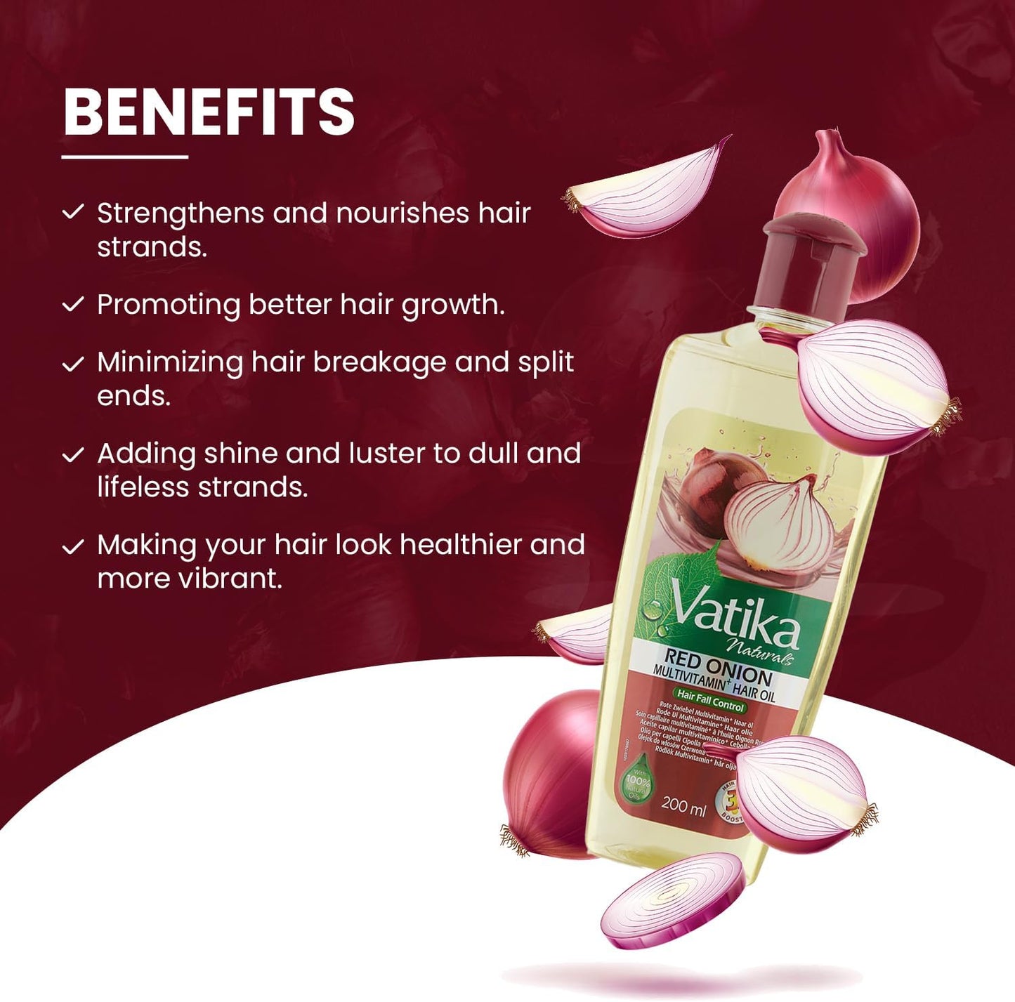 Vatika Naturals Multivitamin Onion Hair Oil