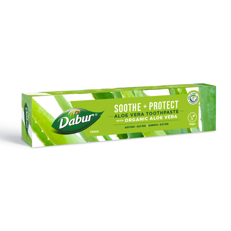 Dabur Aloe Vera Toothpaste with Organic Aloe Vera