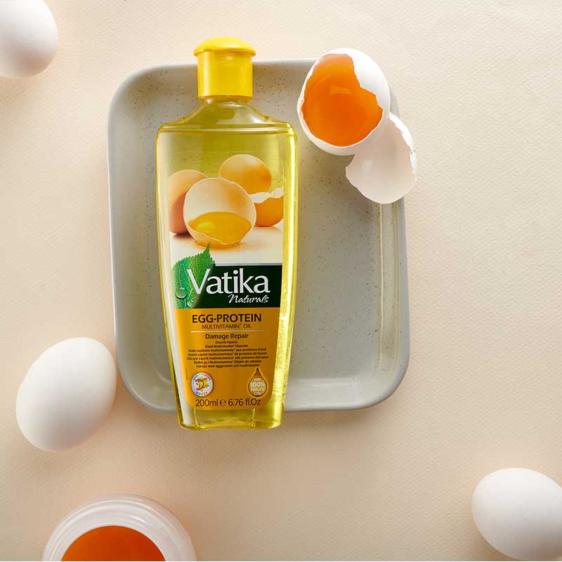 Vatika Naturals Multivitamin Egg Protein Hair Oil