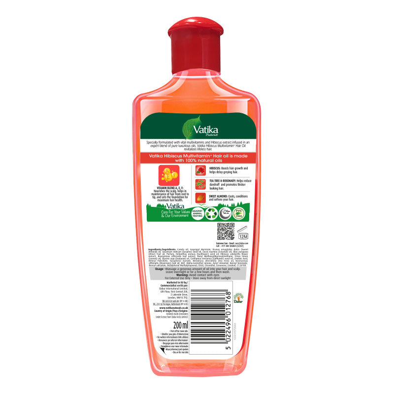 Vatika Naturals Multivitamin Hibiscus Hair Oil