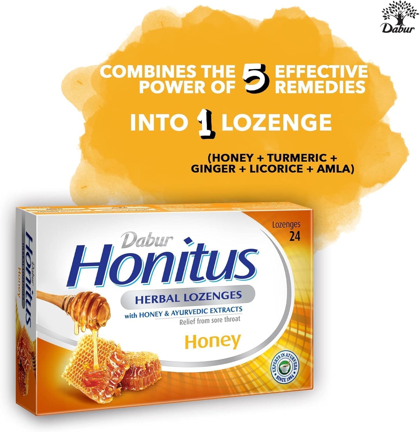 Dabur Honitus Herbal Lozenges Honey