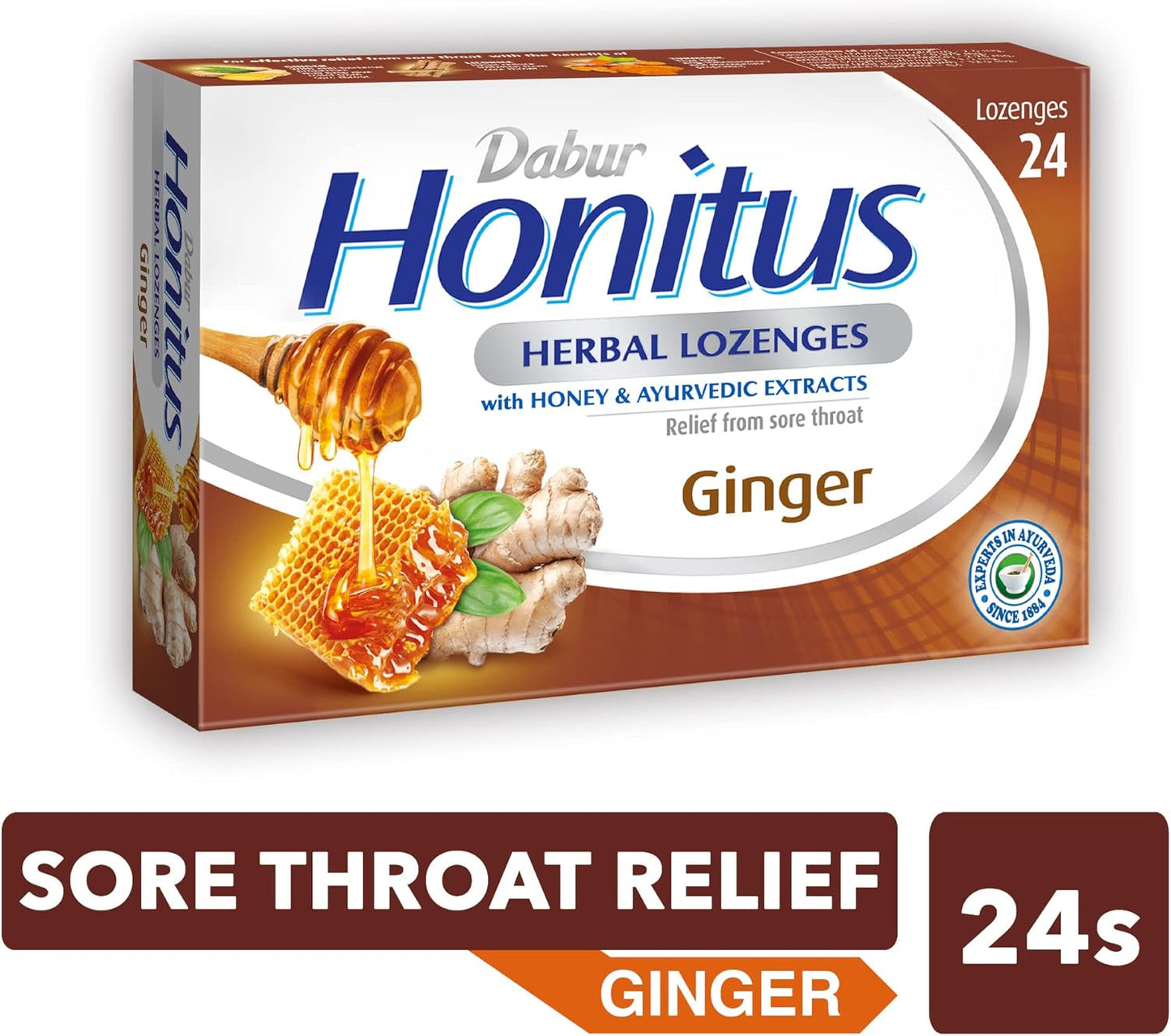 Dabur Honitus Herbal Lozenges Ginger