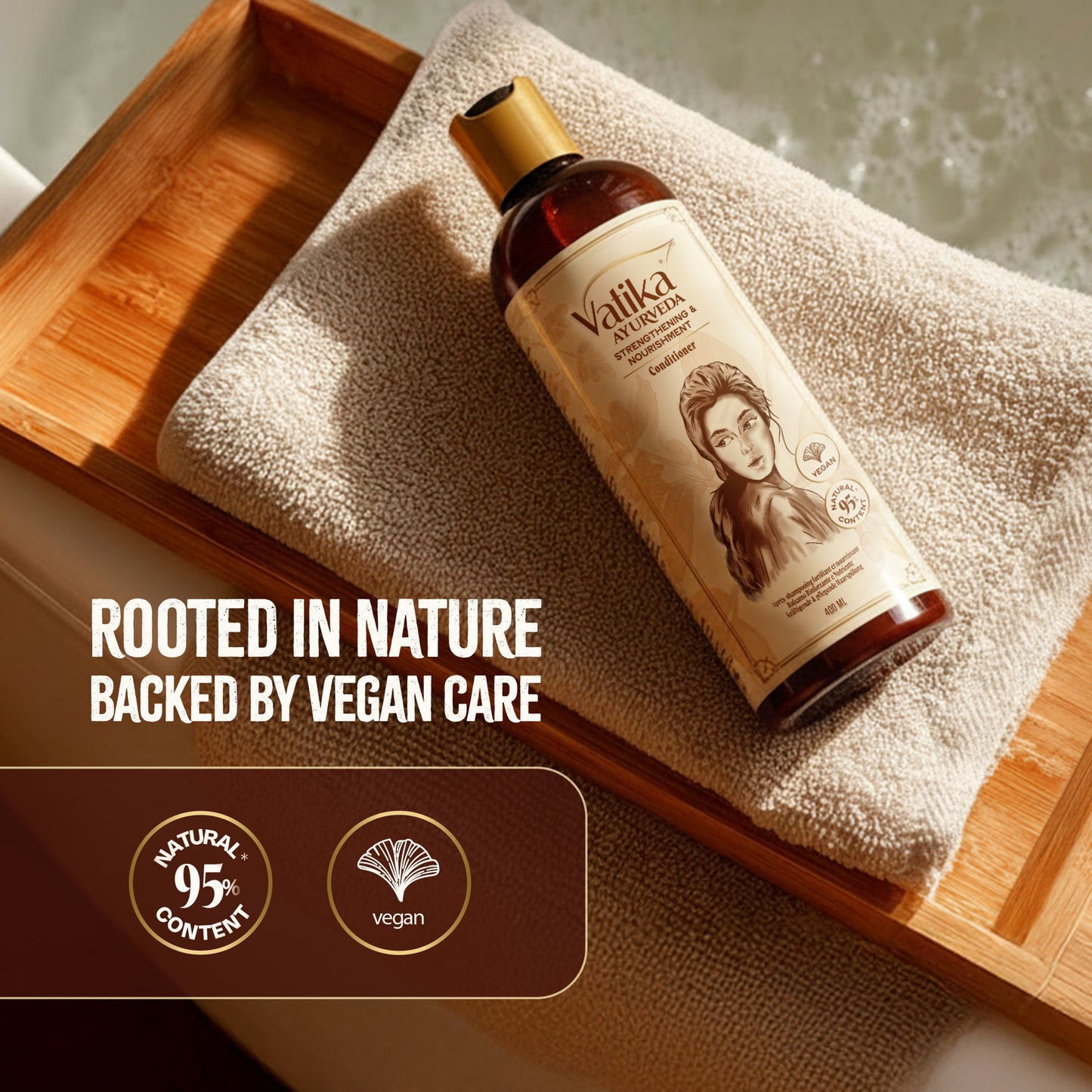 Vatika Ayurveda Strengthening & Nourishment Conditioner I 400 ml