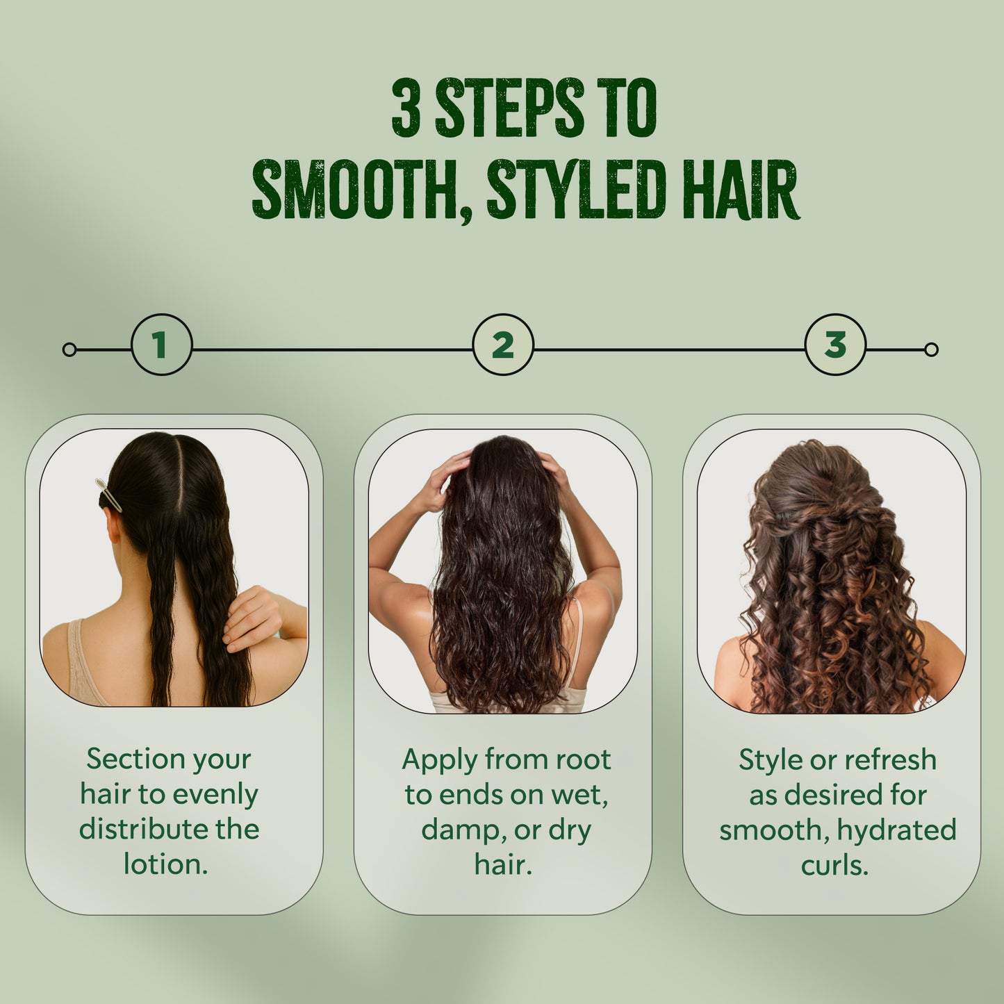 Vatika Naturals Curls AQUABOOST Daily Styling Lotion with Rice Water & Electrolytes 370 ml