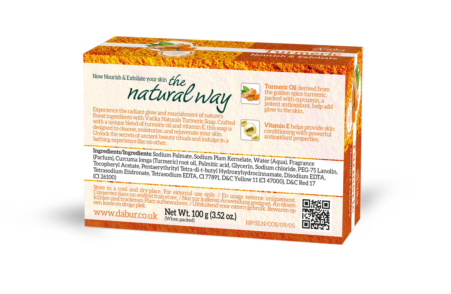 Vatika Natural Turmeric Soap