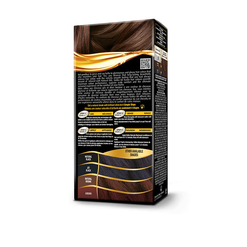 Vatika Oil Fusion Colors Dark Brown - Coloring Kit