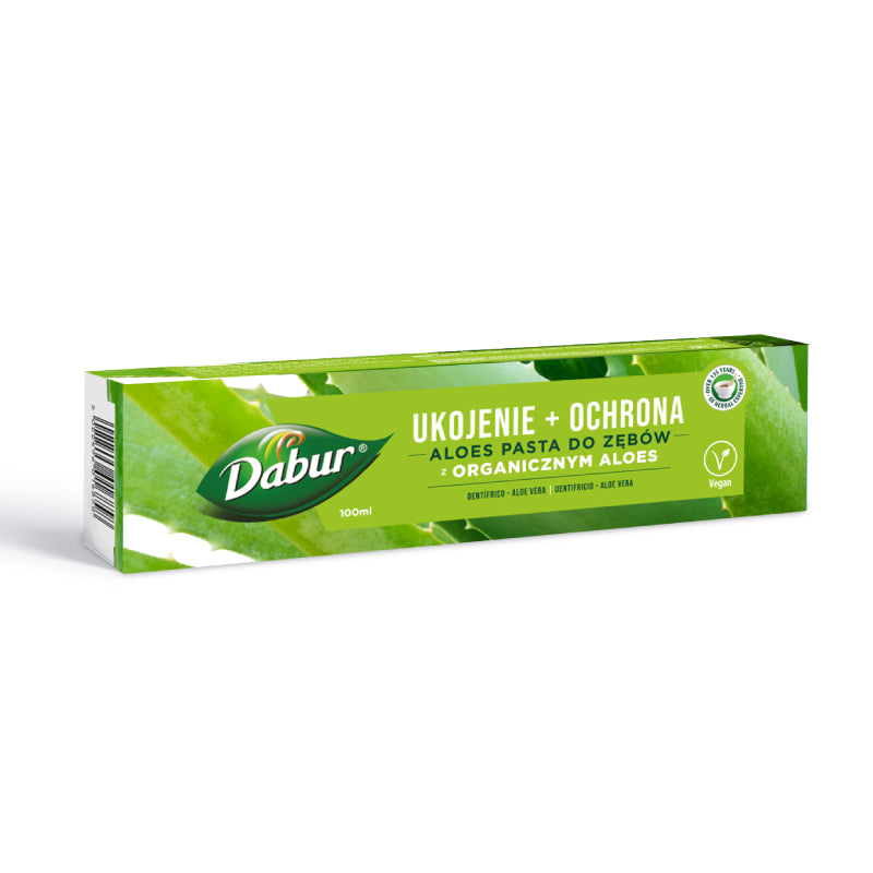 Dabur Aloe Vera Toothpaste with Organic Aloe Vera