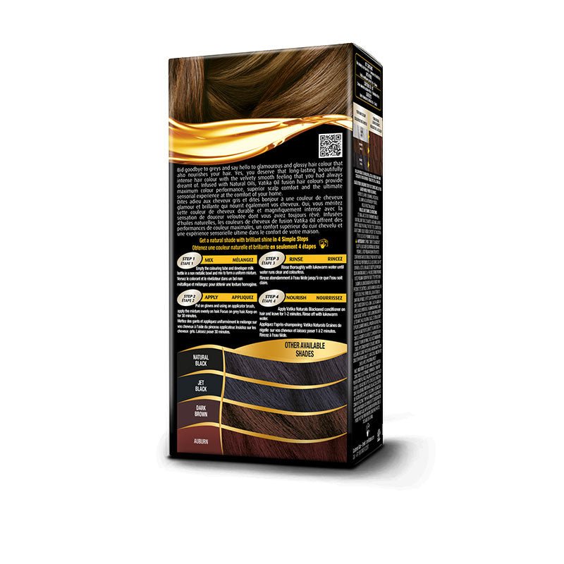 Vatika Oil Fusion Colors Brown - Coloring Kit